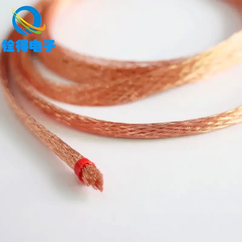 전자 구성 요소 연결에서 Bare Copper Braided Wire의 역할은 무엇입니까?